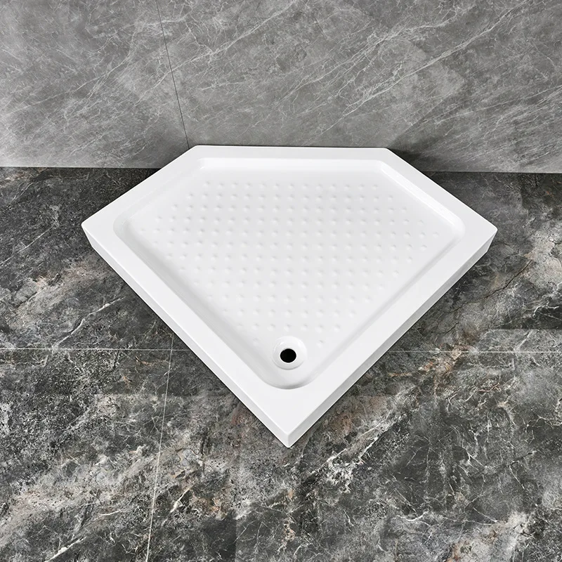 Shower room bottom base acrylic corner diamond shape shower room bottom basin