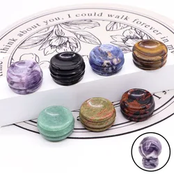 Natural Stone Crystal Base Display Sphere Egg Support Ball Stand Holder Amethyst Labradorite Home Room Decoration Ornament Gift