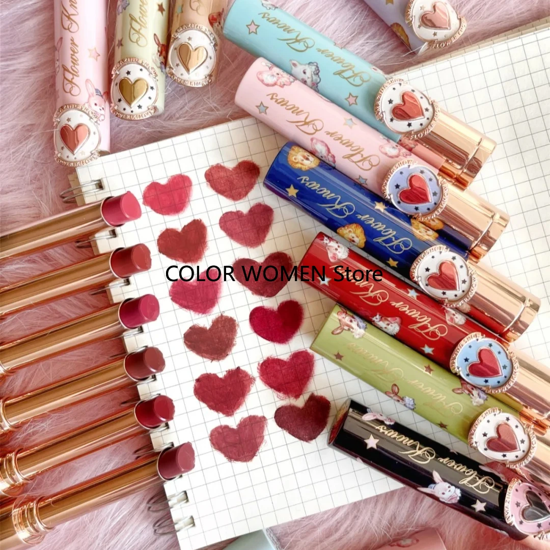 

Flower Knows Velvet Matte / Mirror Effect Lipstick Circus Show Series Lip Makeup Professional Cosmetics Women Beauty