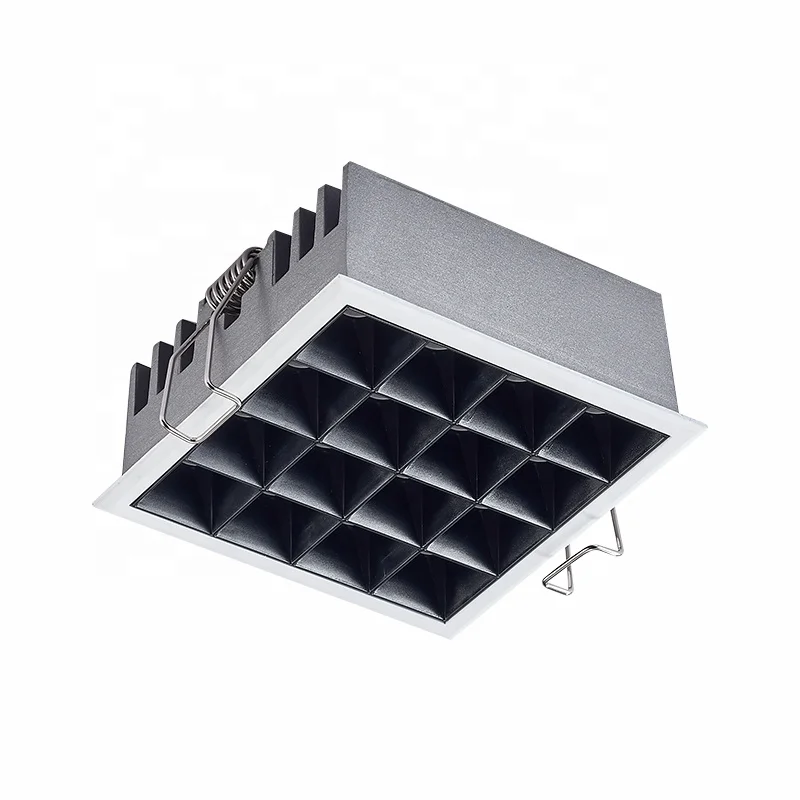 High Quality Modern Linear Anti-Glare Grille LED Mini Aluminum Recessed Ceiling Downlight Dimmable Smart Downlight