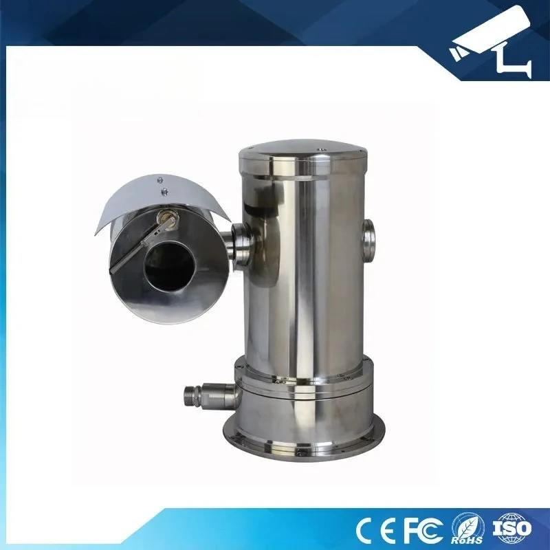 Caméra PTZ panoramique et inclinable antidéflagrante IP68 anti-corrosion CCTV avec vision nocturne IR