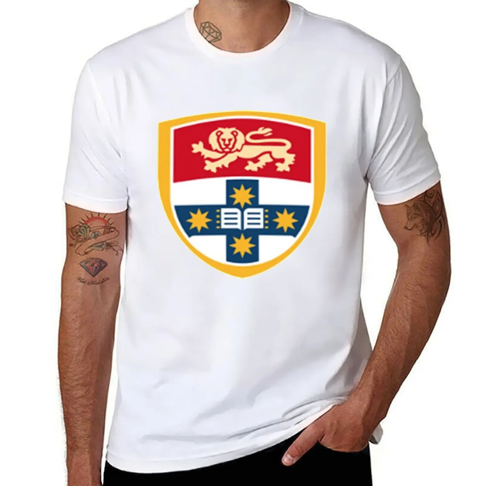 

University of Sydney Logo T-Shirt t shirts with prints man t shirt luxury T-Shirt