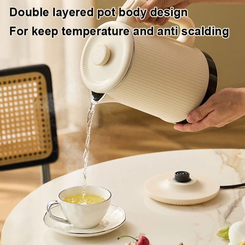 DMWD 1.8L Long Spout Mouth Electric Kettle Hot Water Quick Heating Stainless Steel Auto Power-off Boiler Teapot Heater 1500W EU