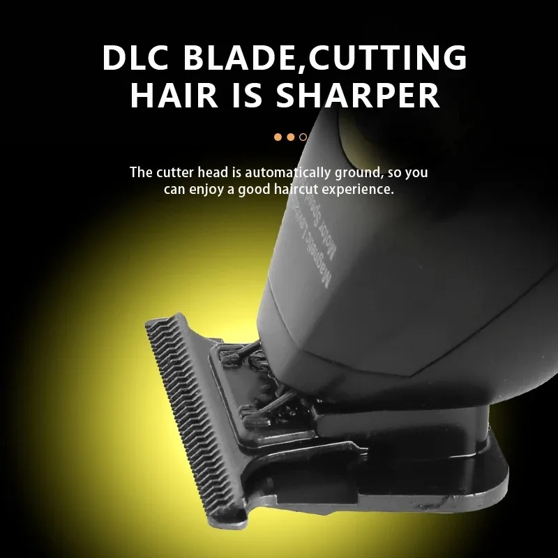 Kemei 2268 ماكينة حلاقة كهربائية لاسلكية لقص الشعر بدون فجوة، ماكينة قص الشعر قابلة لإعادة الشحن، ماكينة قص الشعر