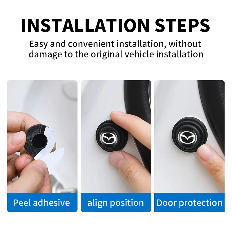 4 قطعة منصات عزل الصوت سيارة امتصاص الصدمات جوانات للصدمات وسادة ملصقات لمازدا 3 BK BL 5 CR CW 6 II GH CX-7 ER MX5