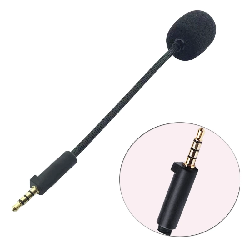 Micrófonos 3,5 mm Micrófono repuesto para ROG / S Gamings Auriculares Auriculares H7JF