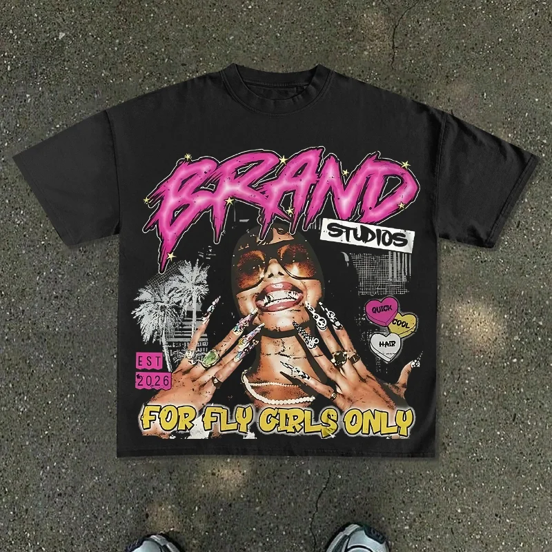 Streetwear Girl Brand - Y2K Vintage Harajuku Hip Hop Men