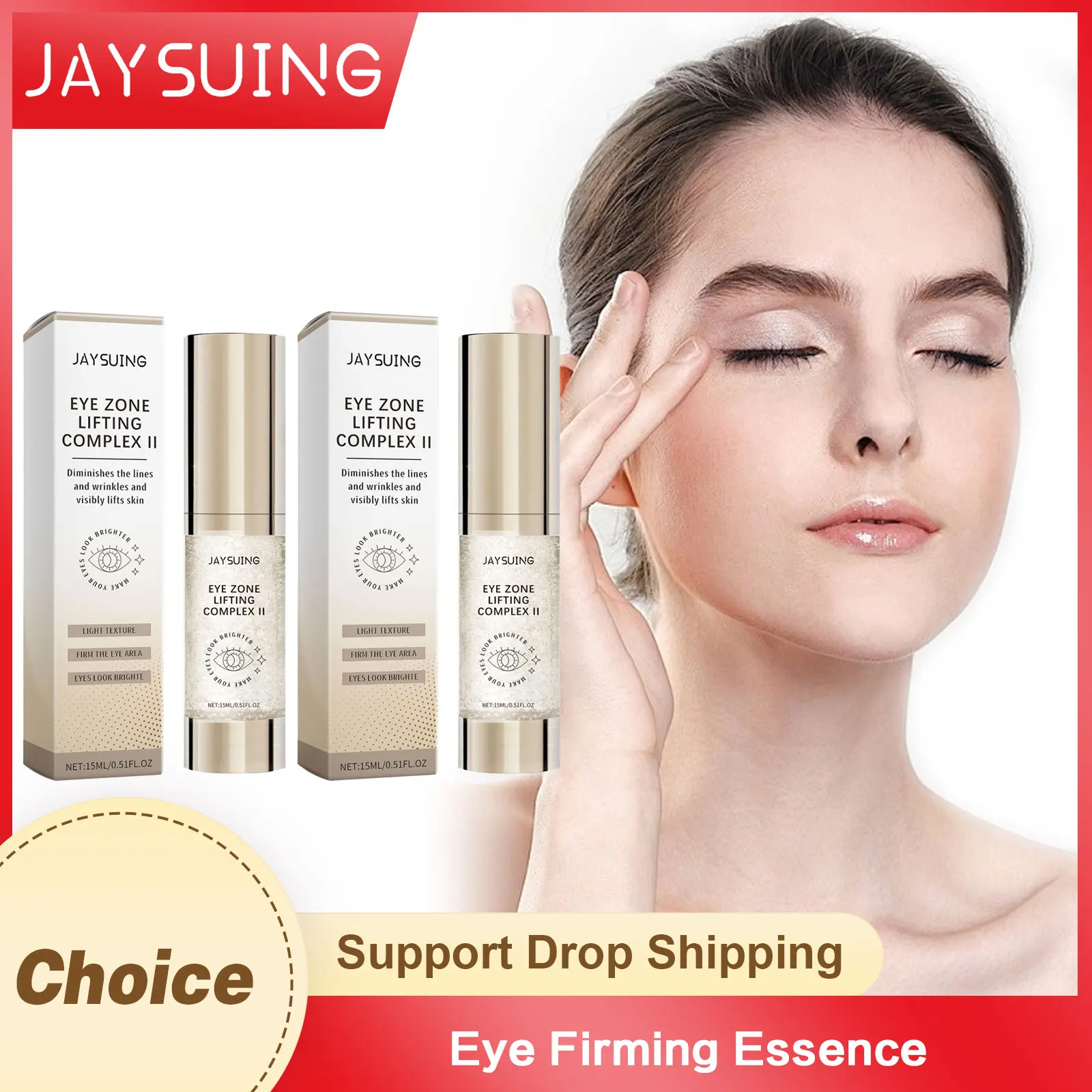 

Eye Firming Essence Anti Dark Circles Puffiness Remove Eye Bags Fade Fine Lines Moisturize Lifting Tighten Smooth Eyes Skin Care