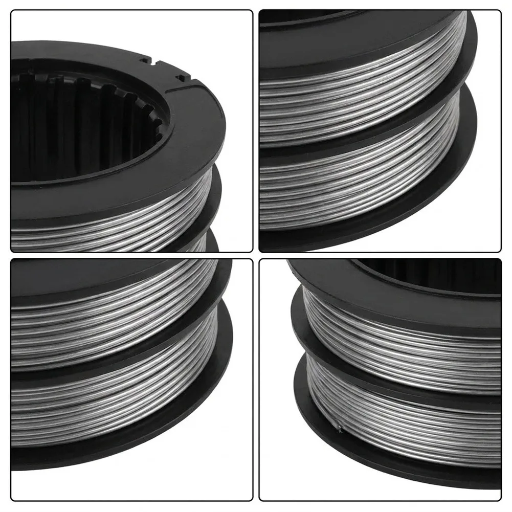 For KST130X Model Nylon Cutting Line Trimmer Line Spool Gray Trimmer 17FT Length Per Spool Gray Indented Design