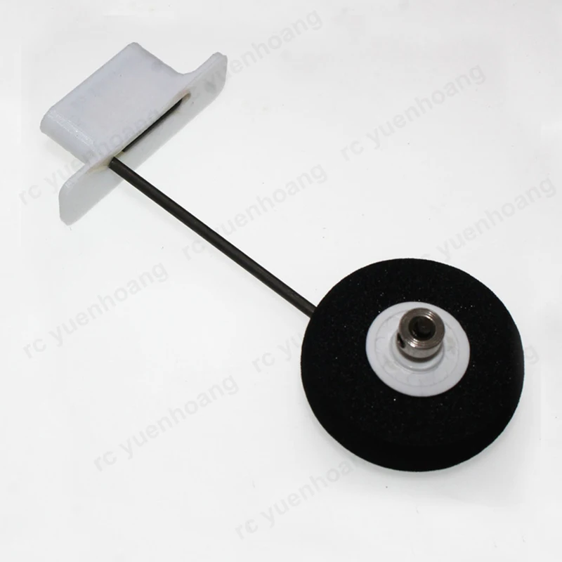 Kit de train d'atterrissage de direction, fil d'acier de 2.5mm de diamètre, siège imprimé en 3D, support de roue avant et arrière pour modèle d'avion RC SU27, 1 ensemble