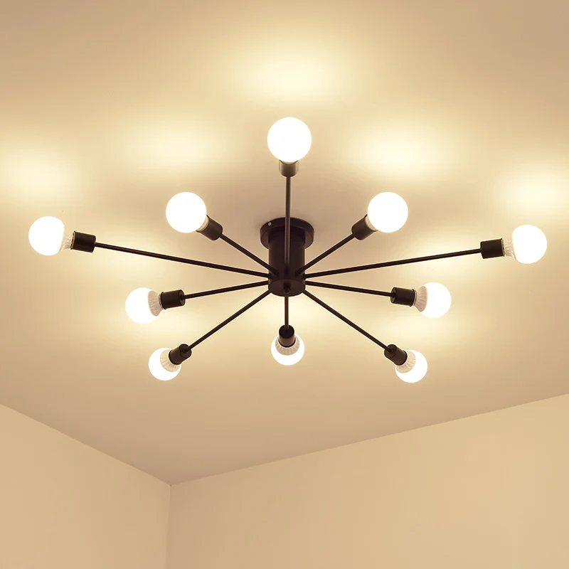 

New Nordic Atmospheric Bedroom Ceiling Light Modern Simple LED Study Living Room Light Creative Personalized Household Lighting