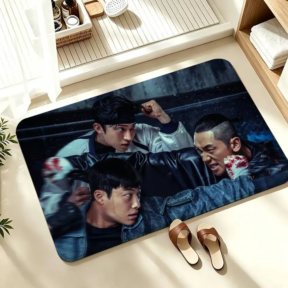 Crime Action Drama B-Bloodhounds 2  Soft Absorbent Decorative Floor Mat for Bathroom Entryway Living Room