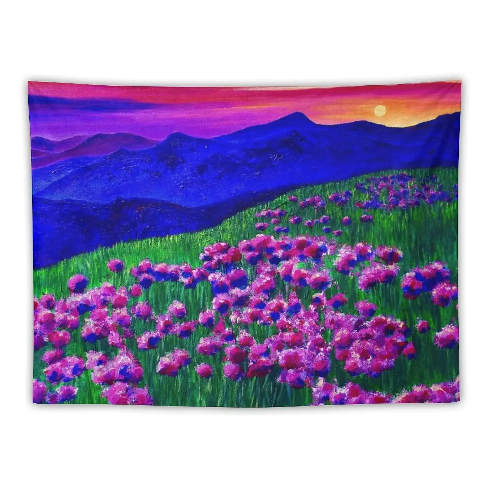 Rainbow Sunset Soaked Mountain Landscape Tapestry Cute Room Things Bedroom Decor Room Design Wallpapers Home Decor Tapestry