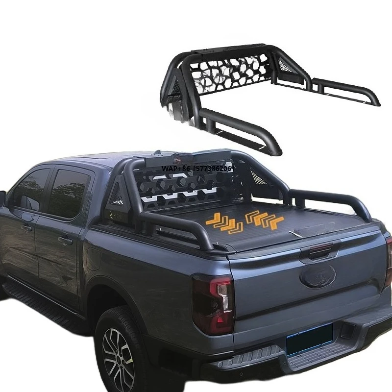 

2024 Роскошный спортивный багажник-кенгурятник из углеродистой стали для Dodge Ram 1500, простая установка, прочный грузовой багажник и кронштейн