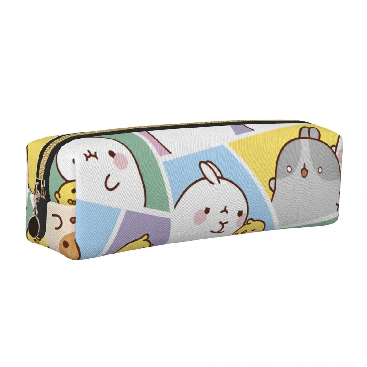 Cartoon M-Molangs And Piupiu Pencil Case Pen Box Bag Student Office Gift Pencilcases