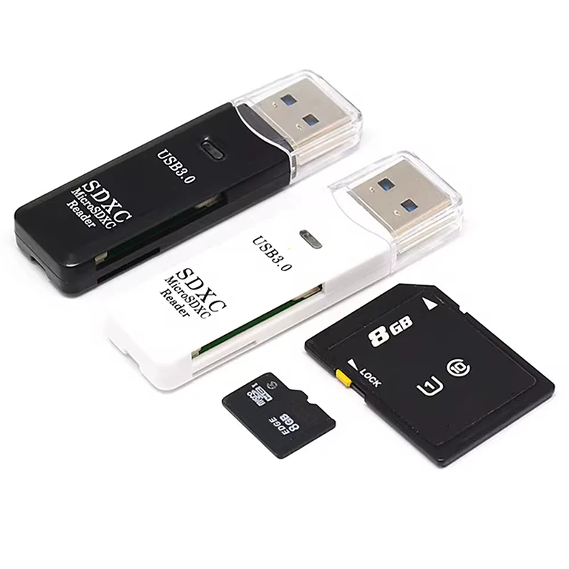 2 in 1 USB 3.0 Card Reader Micro SD Card Reader Usb Adapter High Speed Cardreader TF 3.0 Memory Card For PC Laptops Accessories