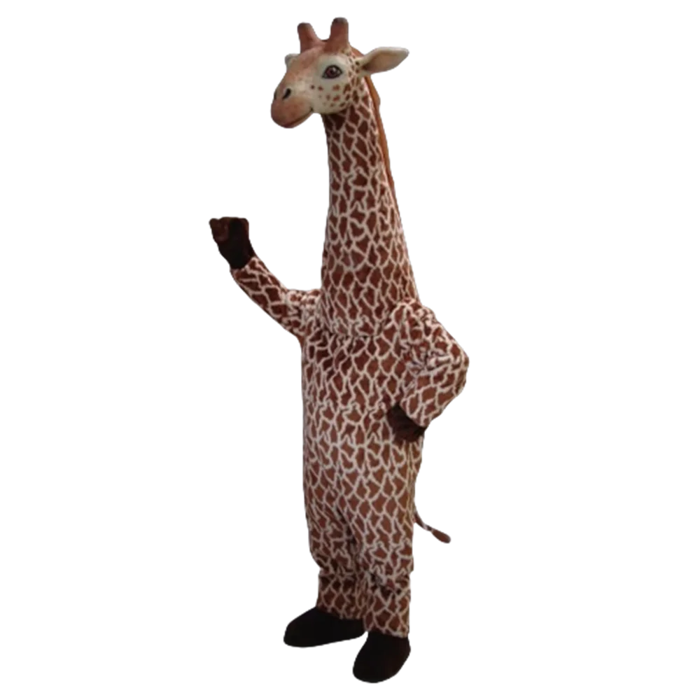 Cusom Made Giraffe Mascot Costume Wild Animal Theme Adult Size Carnival Party Mascotte Outfit Suit Fit Fancy Dress SW956