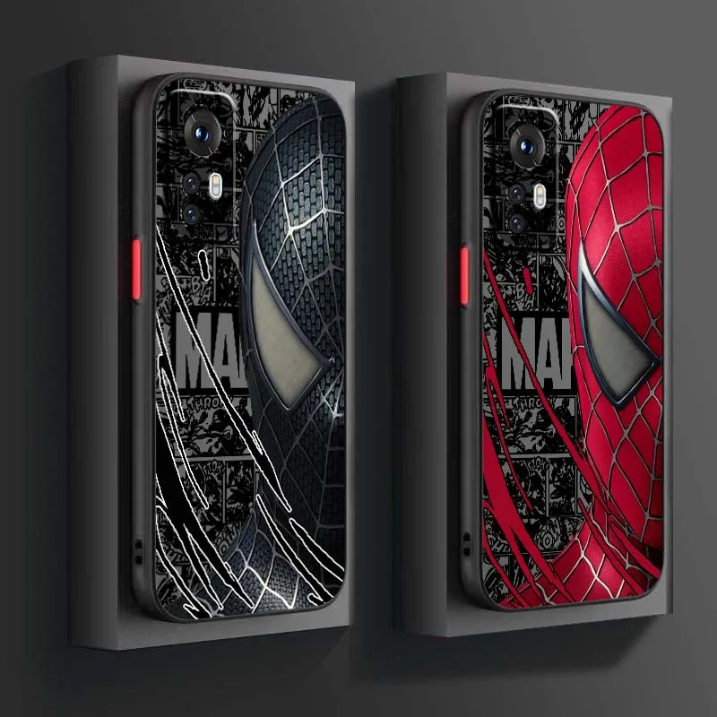 

Marvel Spider-Man Venom For Xiaomi 14T 13T 13 12T 12 12S 11T 11 11i 10 10T Ultra Pro Lite Frosted Translucent Phone Case