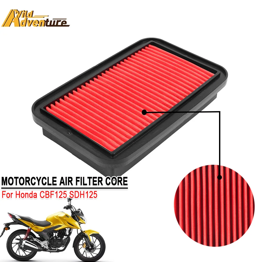 

CBF 125 Motorcycle Intake Air Filter Cleaner Fit For Honda CBF125 Small War Eagle SDH125-51/51A /53 Cleaner Air Purification