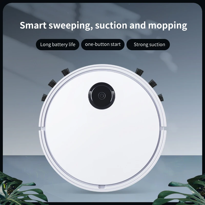 2023 New Es330 Robot Vacuum Cleaner 3000mah Long Battery Life Automatic Sweeping Robot Mopping Machine Wireless Vacuum Cleaner