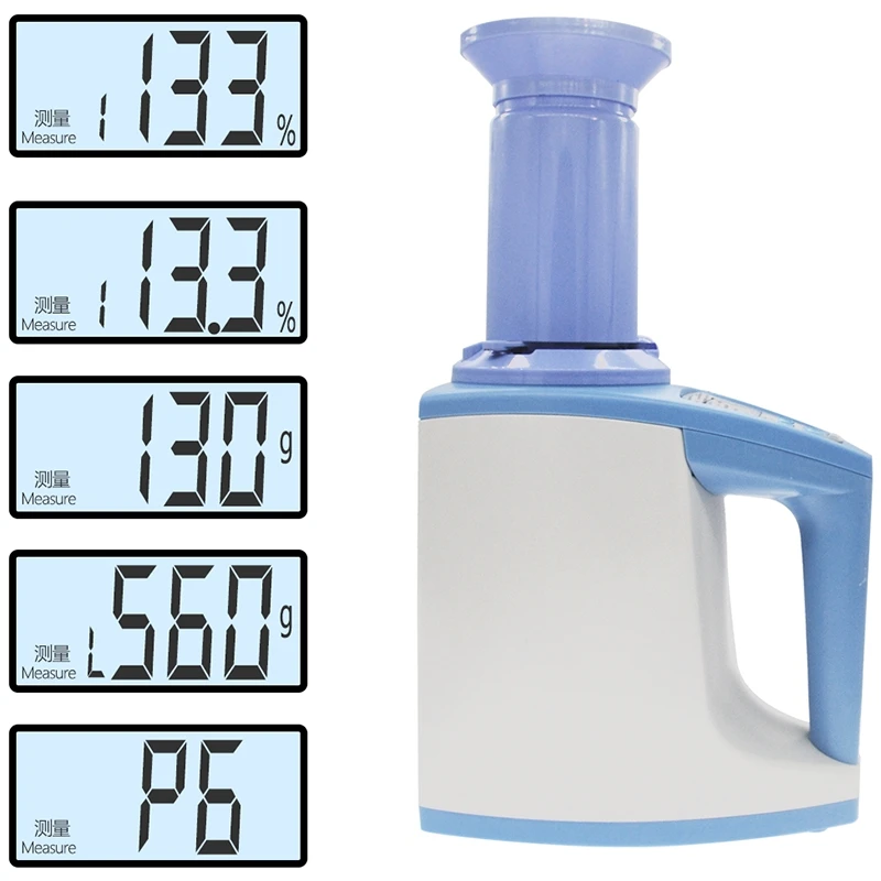 Probador de humedad de grano de LDS-1G, medidor de humedad Digital automático de alta precisión para maíz, arroz, trigo, enchufe europeo