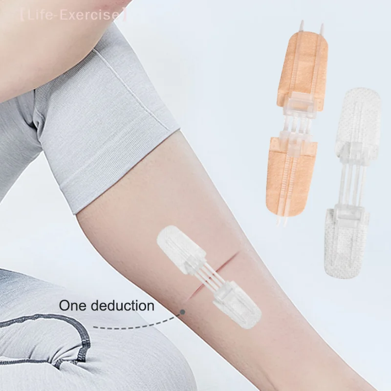 Zipper Band Aid Painless Wound Closure Patch  Suture Free Medical Dressing for Emergency First Aid Quick 