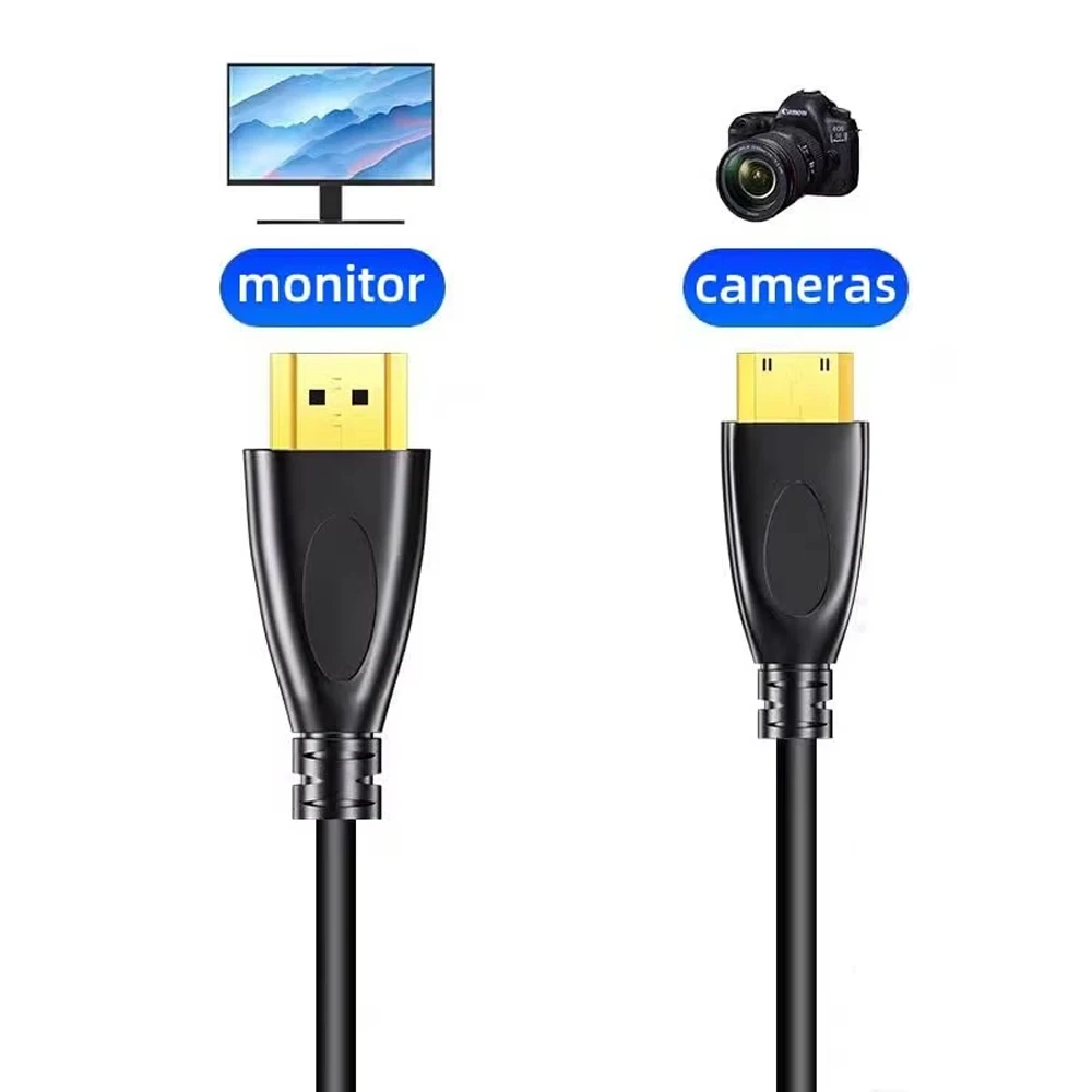 1080p عالية السرعة 4K Mini HD إلى HDMI-متوافق كابل محول ل PS3/PS4/Xbox وحدة التحكم لشاشة الكاميرا العارض التلفزيون المحمول 1 متر #2