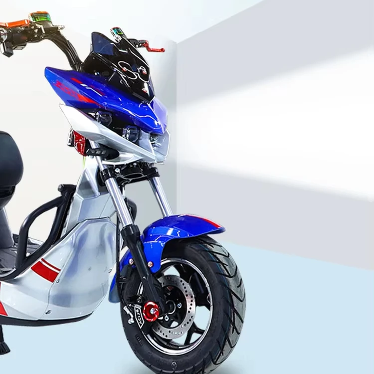 دراجة نارية/دراجة كهربائية للمدينة للبالغين مع 3 تروس سريعة ومصدر طاقة ببطارية الرصاص الحمضية 72 فولت