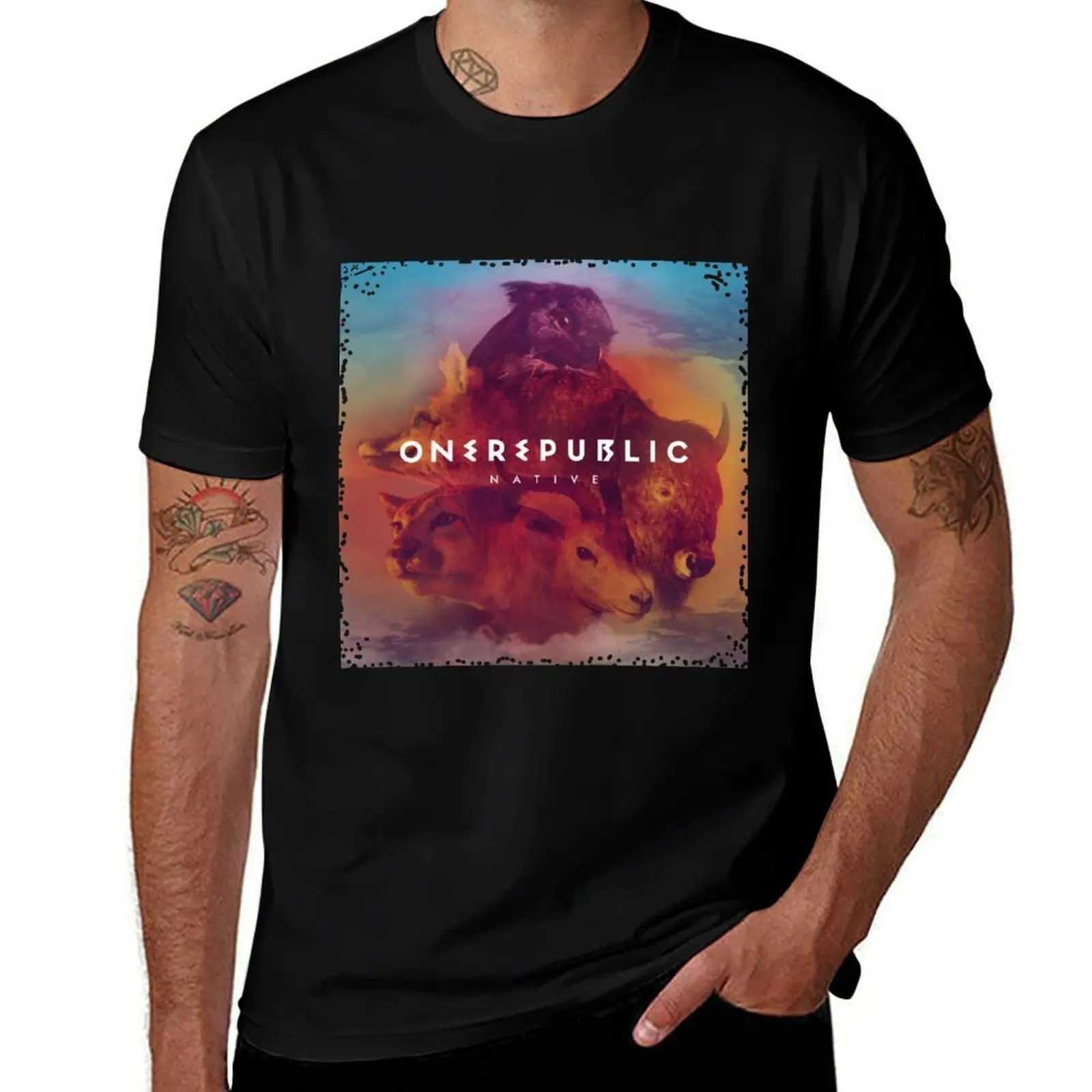 

OneRepubli-Native T-Shirt t shirt man designer funny t shirts man t shirts for man cotton T-shirt