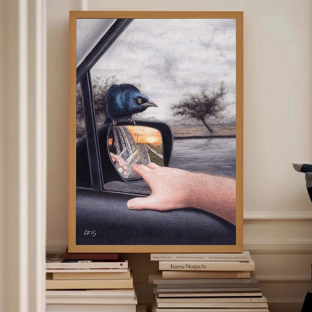 خمر حائط لوح رسم الفن مجردة الشكل صورة ديكور المنزل التصميم الداخلي الحديث هدية ديكور #2