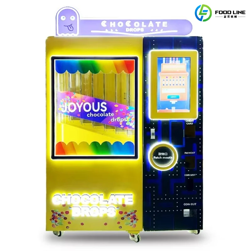 Chocolate Bean Lipstick Vending Machine with SDK Integration Recharge Energy Quickly While Running or Working Out Customized