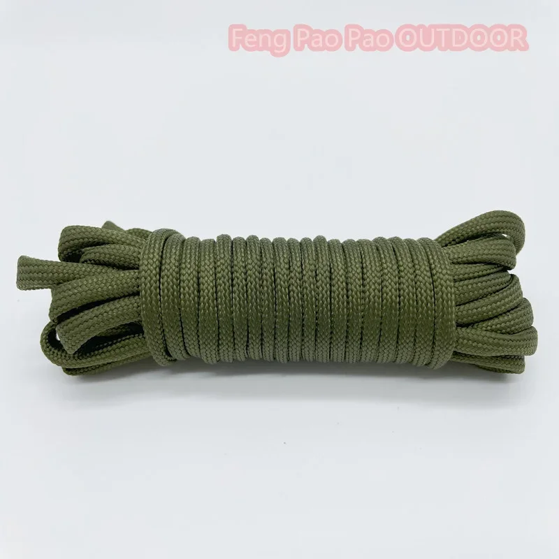 7-adriges 550 Paracord Seil 30 m Durchmesser 4mm für Outdoor-Camping Überleben Lanyard Fallschirm schnur Wander zelt Zubehör – Detail 12