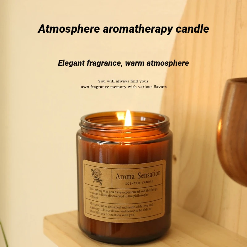 

Outdoor Camping Aromatherapy Tea Glass Smokeless Aromatherapy Candle Creative Atmosphere Decoration Gift