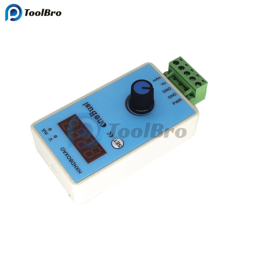 Handheld Signal Generator 0-10V/2-10V 0-20mA/4-20mA Adjustable Current Voltage Analog Simulator Signal Sources Output 24V