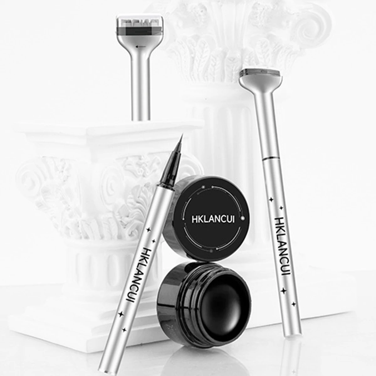 Lagere Lash Stempel Waterdichte Eyeliner Potlood Onderste Wimpers Wimper Sjabloon Afdichting Gemakkelijk Onder Wimper Stamper Beauty Lash Tools