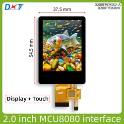2 inch LCD touch display module 8080MCU Interface 2.0 in TFT ST7789 resolution 240*320 capacitive touch screen TP driver FT6336