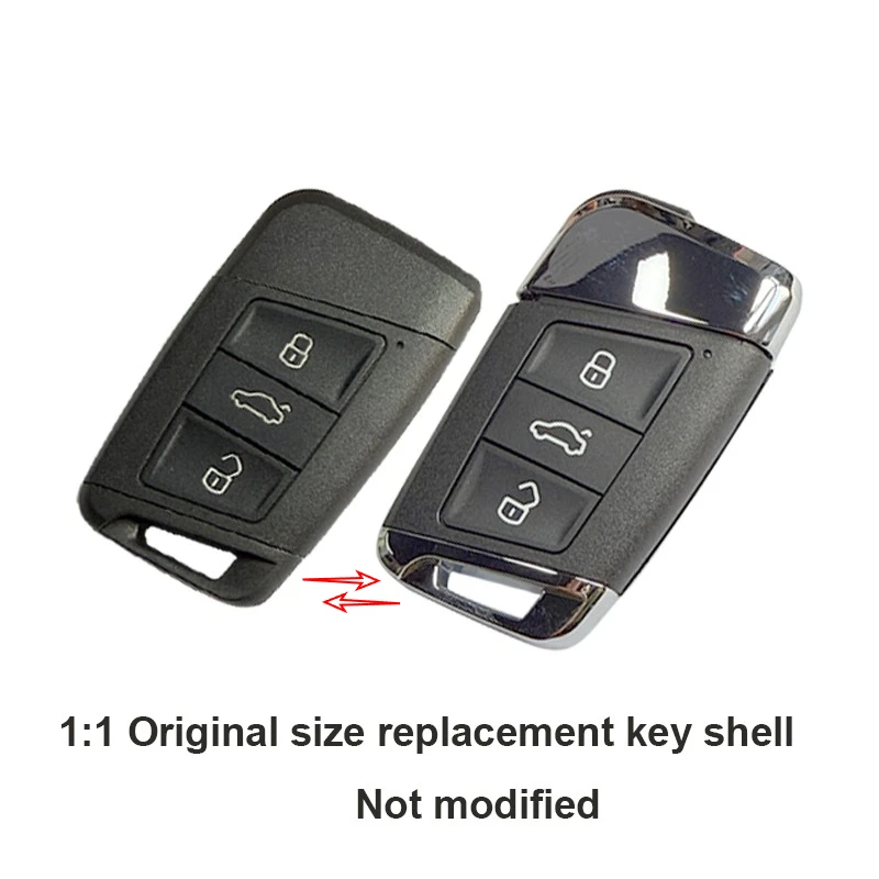 3-Tasten Autoschlüssel-Gehäuse für Volkswagen/VW Passat B8 Magotan GTE B8 Skoda Superb A7 Variant Autoschlüssel-Ersatz