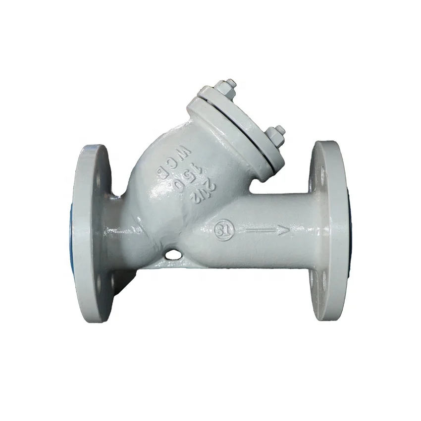 TKYCO Vendite dirette in fabbrica in Cina Tipo Y Filtro in acciaio fuso WCB Filtro a Y con flangia in acciaio inossidabile