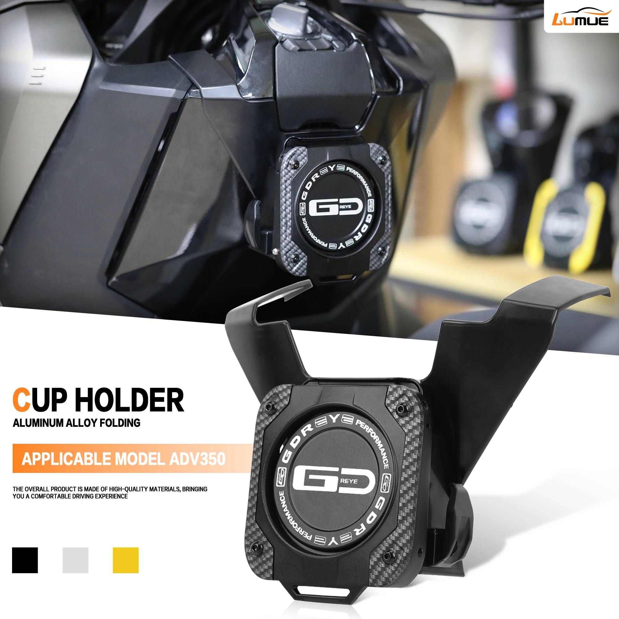 

Motorcycle Aluminum alloy Cup Holder Fit For HONDA ADV350 2022-2025 Beverage Water Bottle Special Cup Holder with base