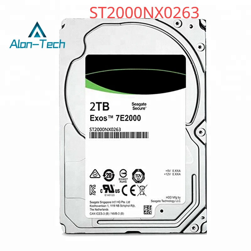 For Sea-gate ST2000NX0263 2TB 2.5inch 12Gbps 7200RPM Enterprise Capacity SAS Internal Hard Drive