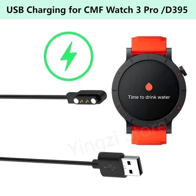 

For CMF Watch 3 Pro 2 Charging Cable Watch Magnetic USB Charger Cord Adapter Dock for CMF by Nothing Watch Pro D395 Accessories