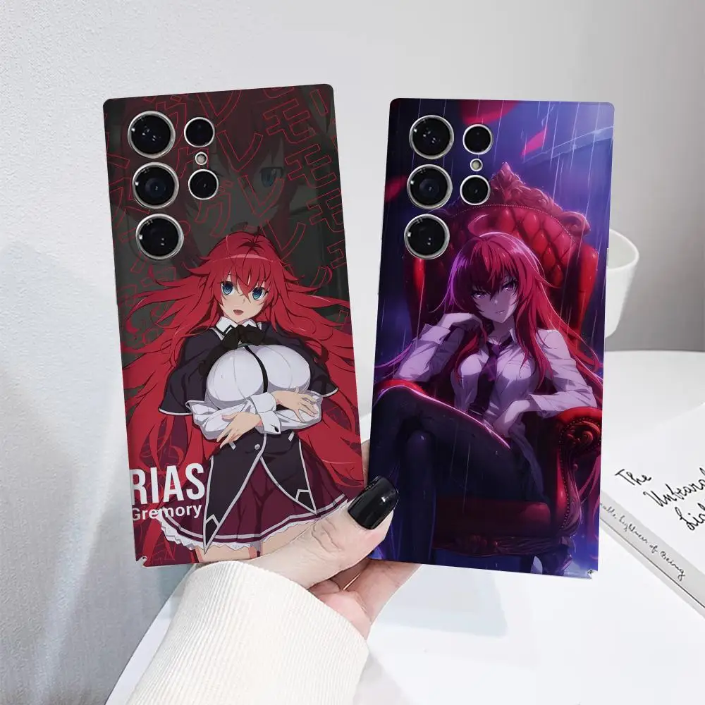 

R-Rias Gremory Phone Case for Samsung S25 Film Shell GalaxyS24Ultra 23plus S22 21 A56 36 26 16 Luxury Cover