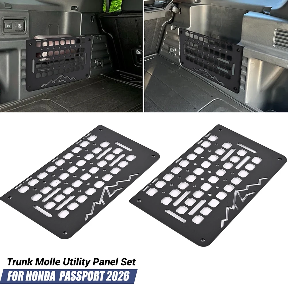 

Автомобильные панели MOLLE, багажник, набор утилитных панелей Molle, органайзер для задней панели, тактический лоток для хранения, панель для Honda Passport 2026