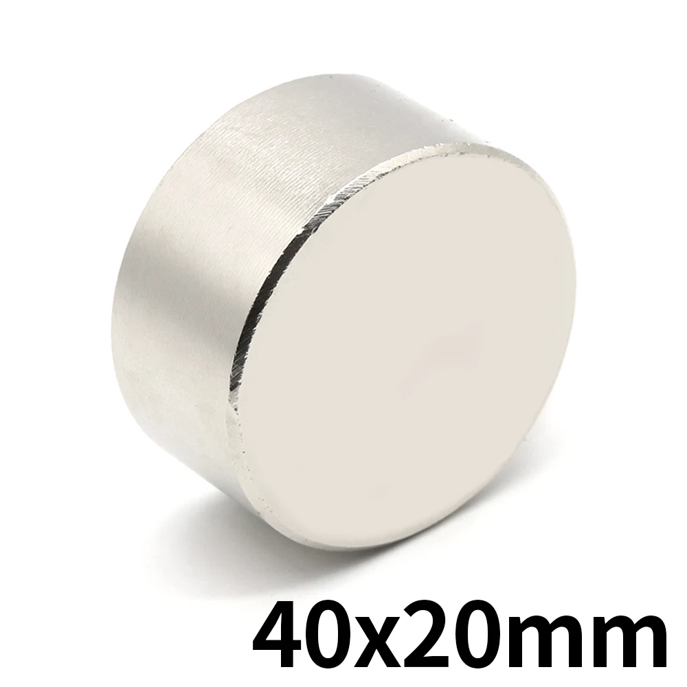 40x20mm Round Super Strong Neodymium Magnet N35 Powerful Magnetic NdfeB Permanent Refrigerator Magnet imanes DIY