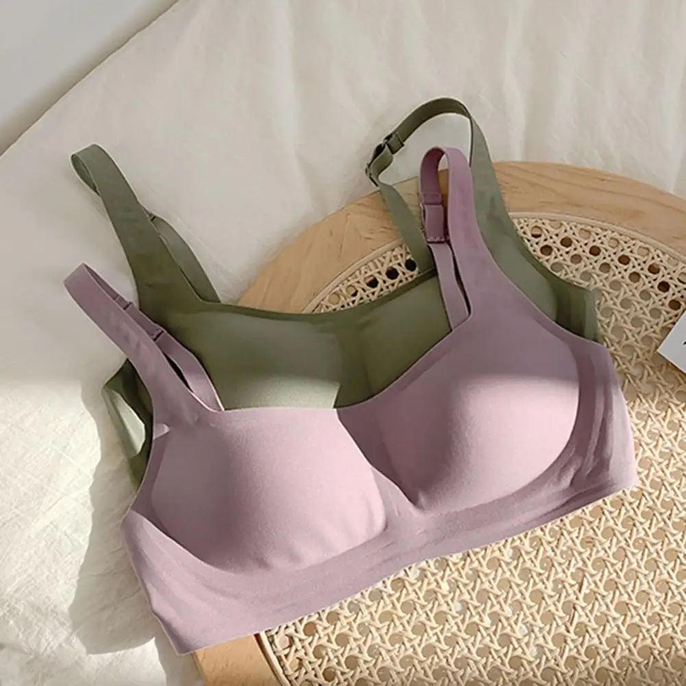 ถอดได้ Padding Bra เบาะ Bra Push Up Bra ผู้หญิงพร้อมแผ่นที่ถอดออกได้ Anti-snagging ปิดสําหรับสุภาพสตรี