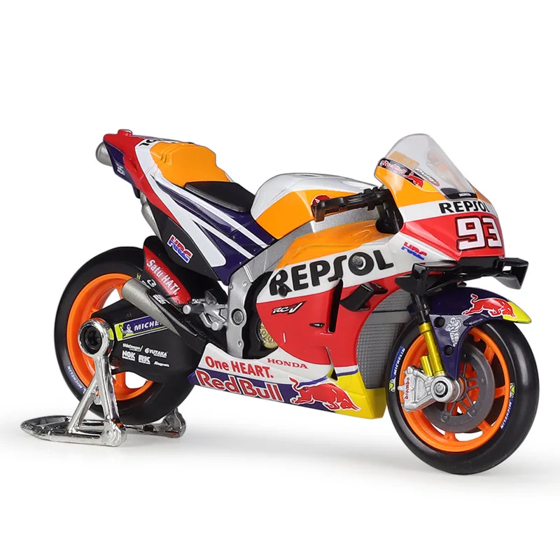 Maisto 1:18 Honda Repsol Honda Team Rc213v Racing Car 2021 motorcycle Imitation Alloy Motorcycle Model Finished Toy Decoration