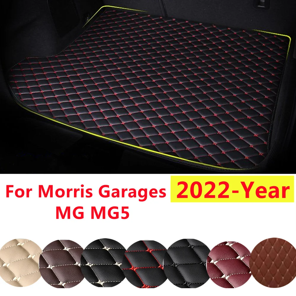 YJ XPE Leather Custom Fit For Morris Garages MG MG5 2022 YEAR AUTO Accessories Car Trunk Mat Rear Cargo Liner Cover Carpet