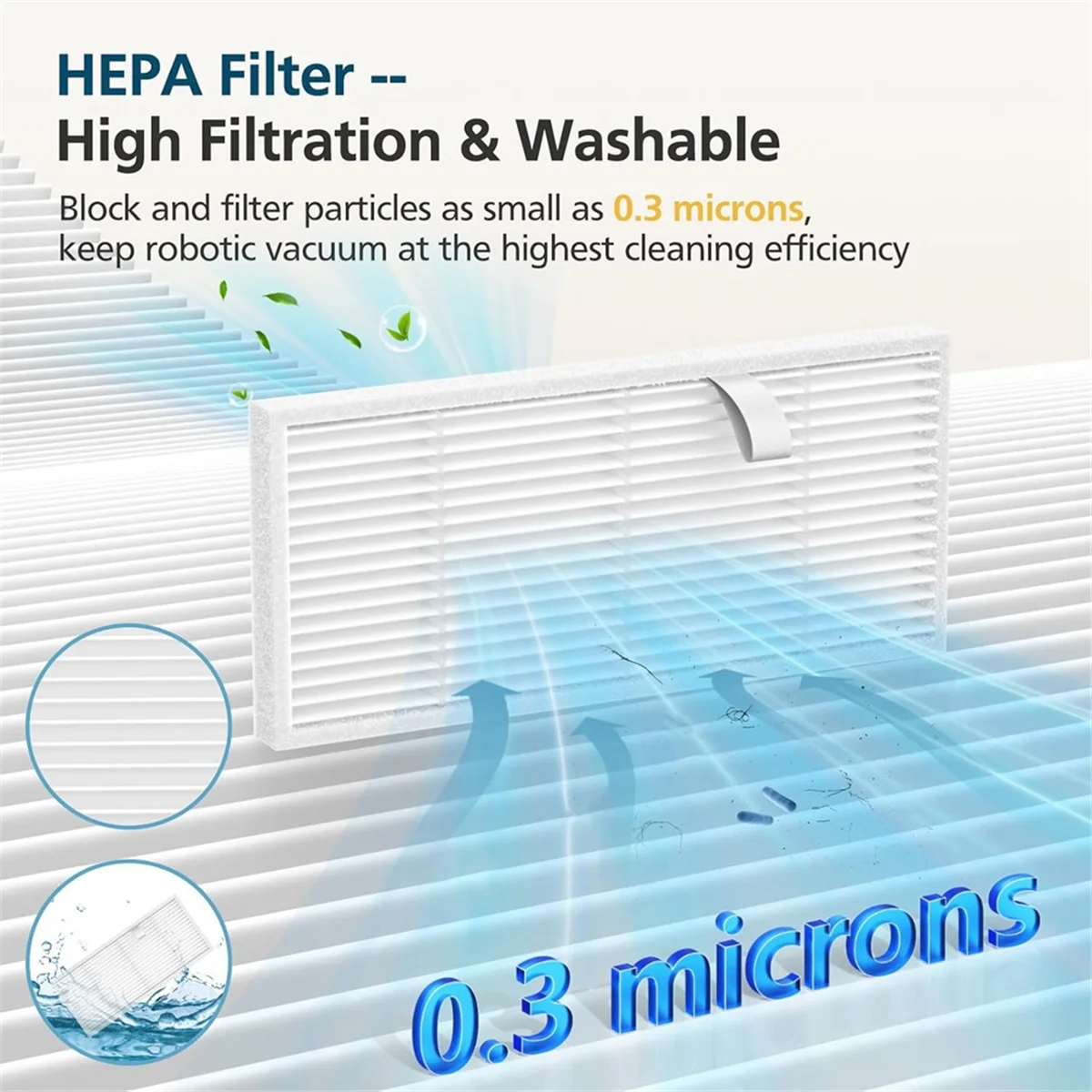 

ABXHH 19PCS Main Brush Side Brush Hepa Filter Dust Bag Mop Cloth for Eufy Omni C20 Robot Vacuum Cleaner Accessories