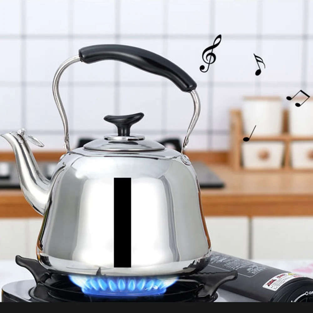 

1/1.5/2/3L Stainless Steel Kettle Tea Pot Infuser Teapot with Strainer Filter Large Capacity Puer Teakettle Gas Stove Cooker Set