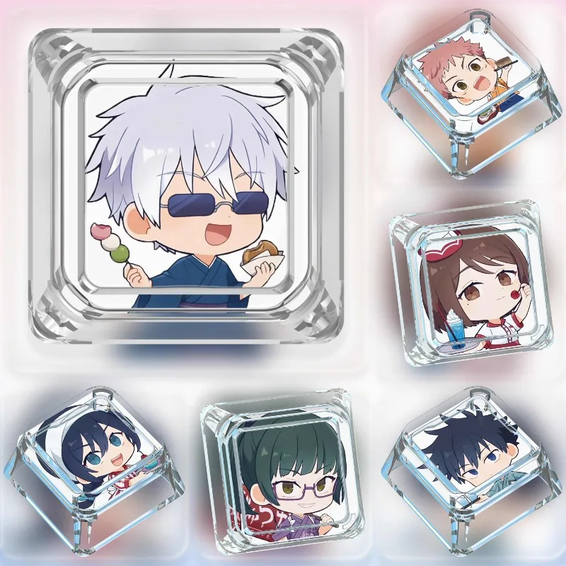 Gojo Satoru Jujutsu Kaisen Keycap Single Q версия Cross Axis мультфильм Fushiguro Megumi механическая клавиатура прозрачный колпачок Gojo Satoru Jujutsu Kaisen Keycap Single Q версия Cross Axis мультфильм Fushiguro Megumi механическая клавиатура прозрачный колпачок